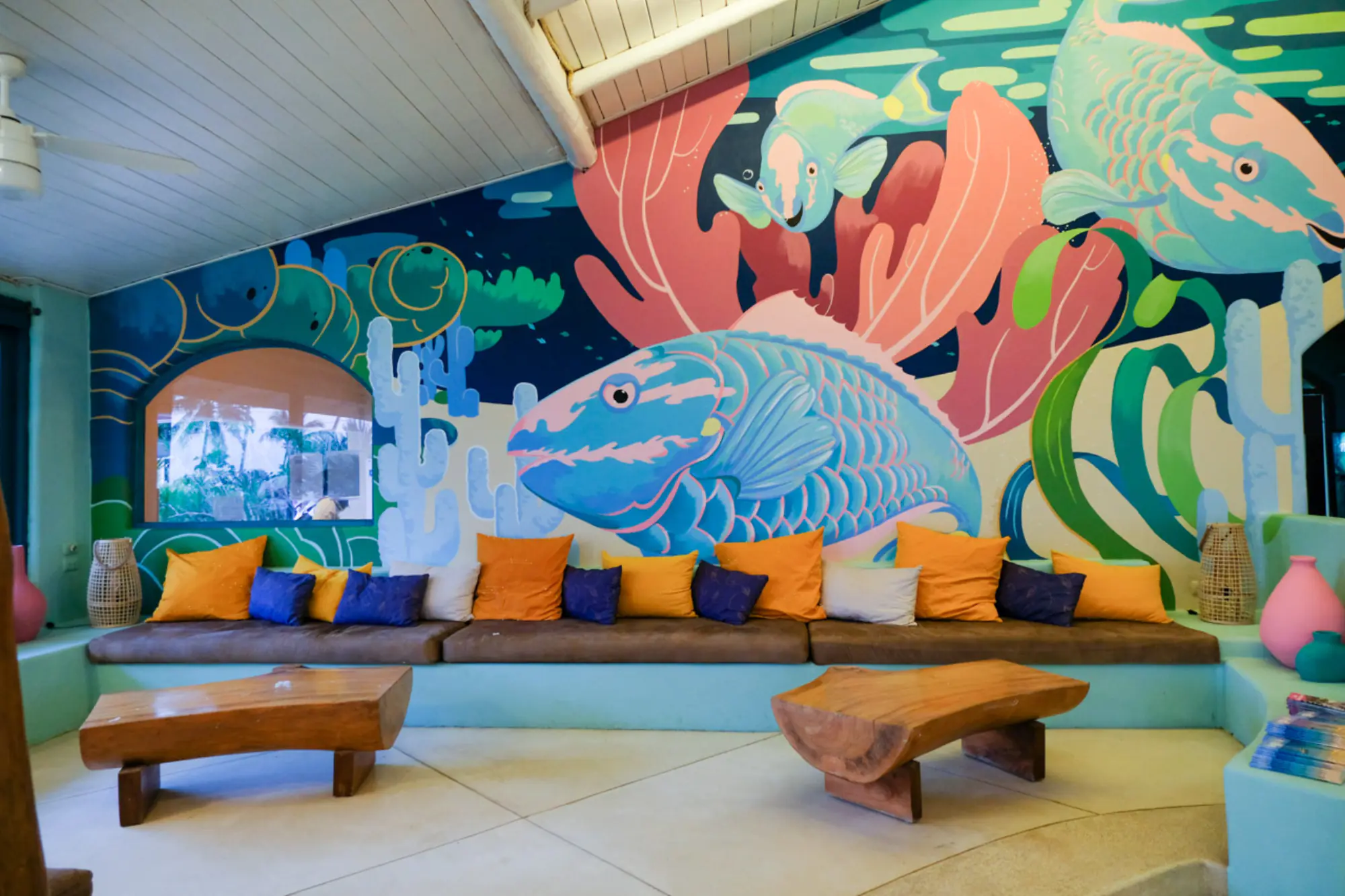 Lounge terrace and comfortable seating