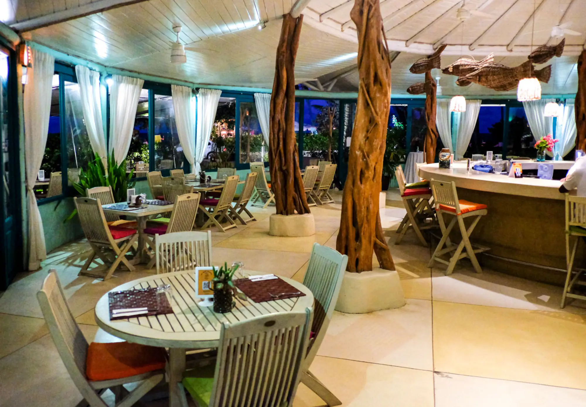 Restaurant interior and dining room
